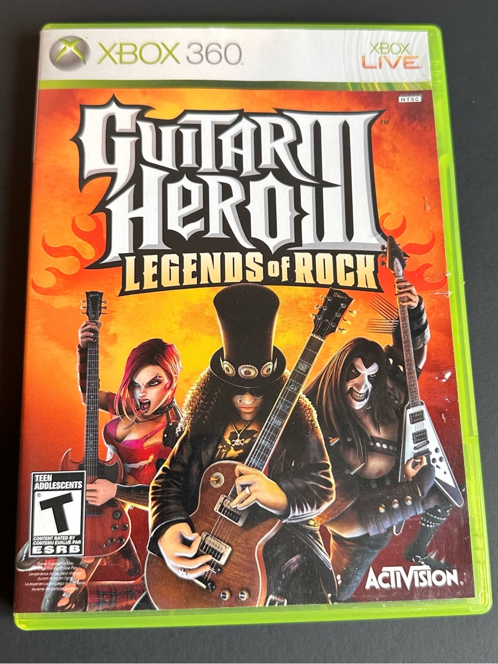 Xbox 360 Guitar Hero III: Legends of Rock - Complete In Box- Tested and Working